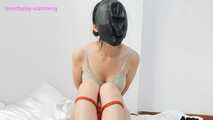 Xiaomeng under Swim Cap and Hogtied 3