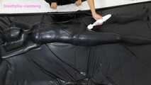 Xiaomeng in Vacuum Bed Teased with Tape 3