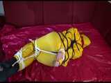 Get 2 Videos with Lucy bound and gagged enjoying her shiny nylon Rainwear from our 2021 Archive 8