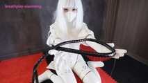 Xiaomeng White Latex Nun in CO2 Hell 1