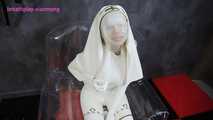 Xiaomeng White Latex Nun in CO2 Hell 9